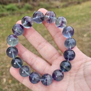 fluorite bracelet 14mm